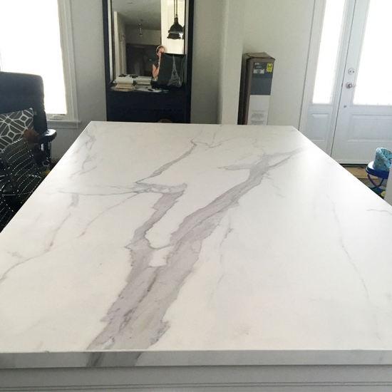 counter top polished natural stone and tile