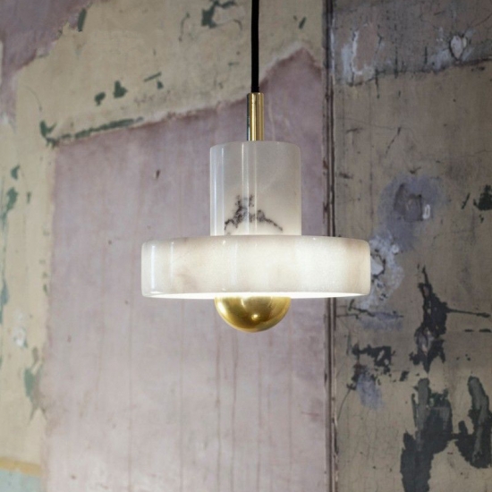 hung lamp marble fitting