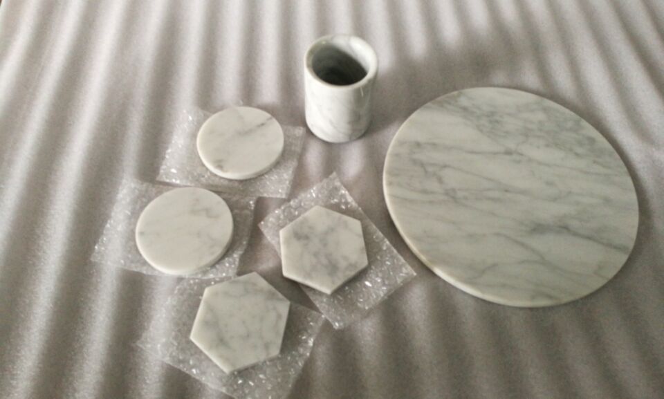  Carrara Service de marbre blanc plateaux- plateau à fromage